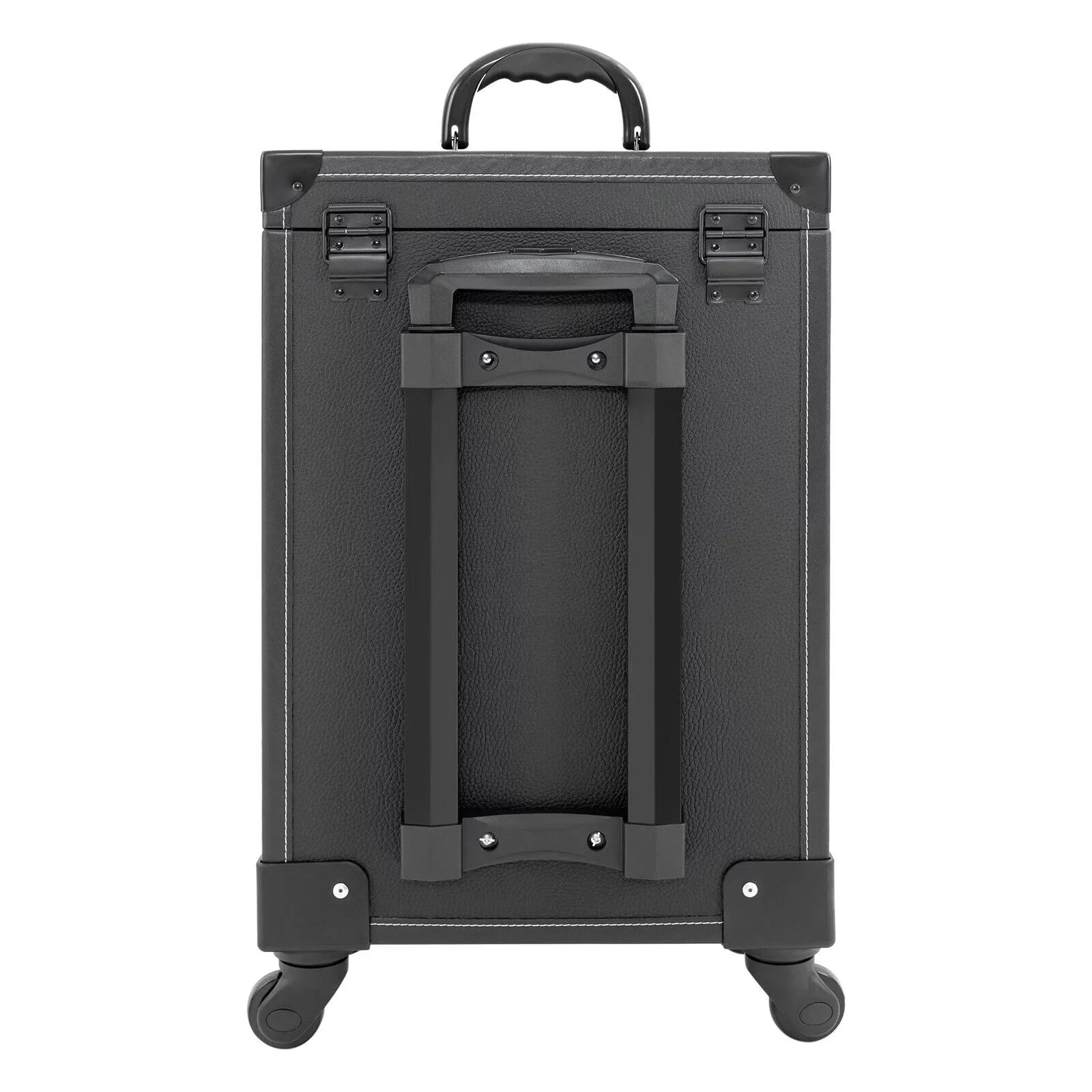 Miumaeov Rolling Makeup Train Case Professional Cosmetic Trolley Storage Luggage Box Nail Polish Organizer