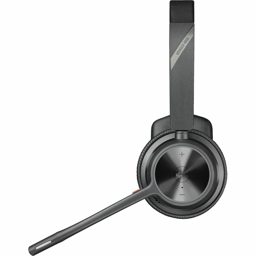 Poly Voyager 4310 Microsoft Teams Certified - Headset with Charge Stand - Microsoft Teams Certification - Siri, Google Assistant - Mono - Wireless - Bluetooth - 298.6 ft - 20 Hz - 20 kHz - Over...