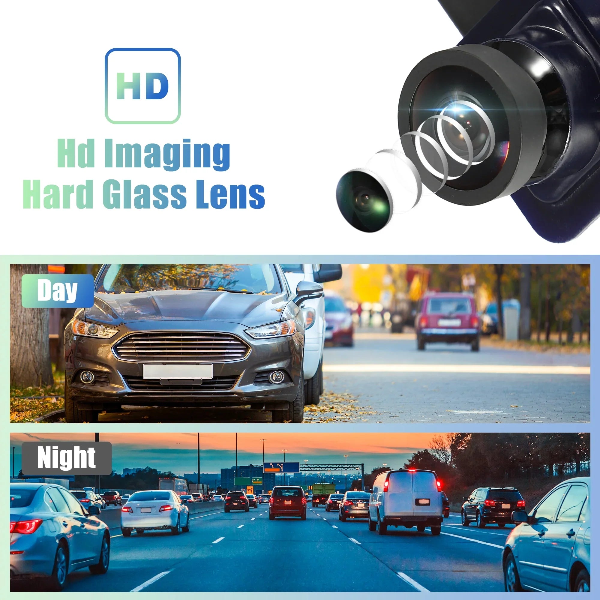 Unique Bargains -19G490- Car Rear View Backup Camera with Pry Bar for Ford Edge 11-14