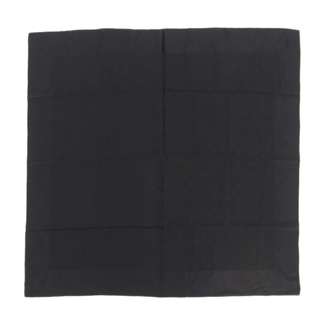 Pre-Owned Louis Vuitton   monogram scarf silk black (Like New)