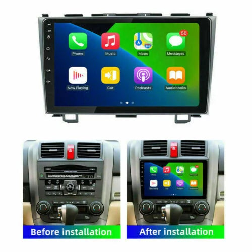Double Din Car Stereo Apple Carplay for Honda  2007-2011 with 9" Touch Screen Radio with Backup Camera
