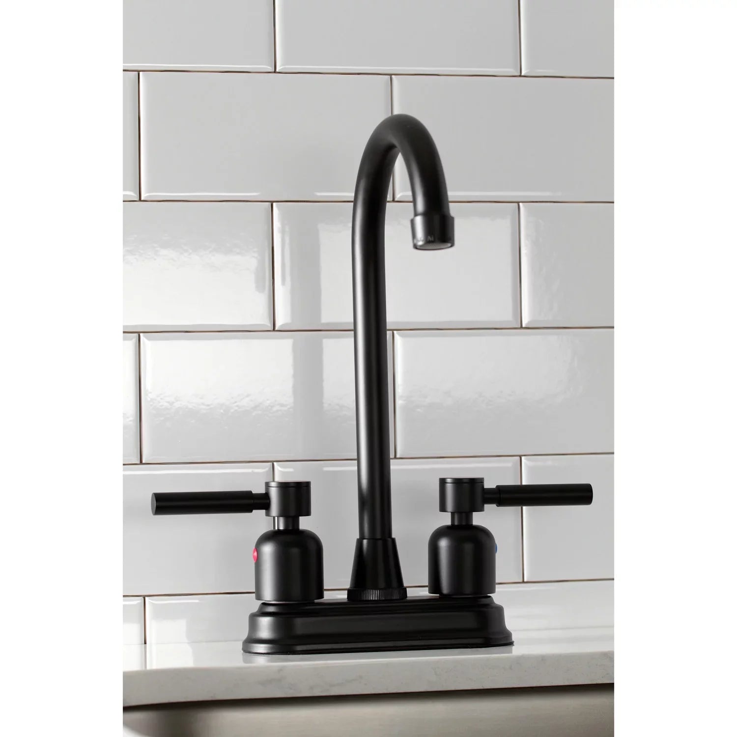 Kingston Brass  Concord Bar Faucet, Matte Black