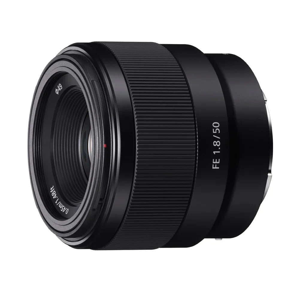Sony Alpha - Mirrorless Camera with 50mm Lens, Grip, and Mic (Black) Kit