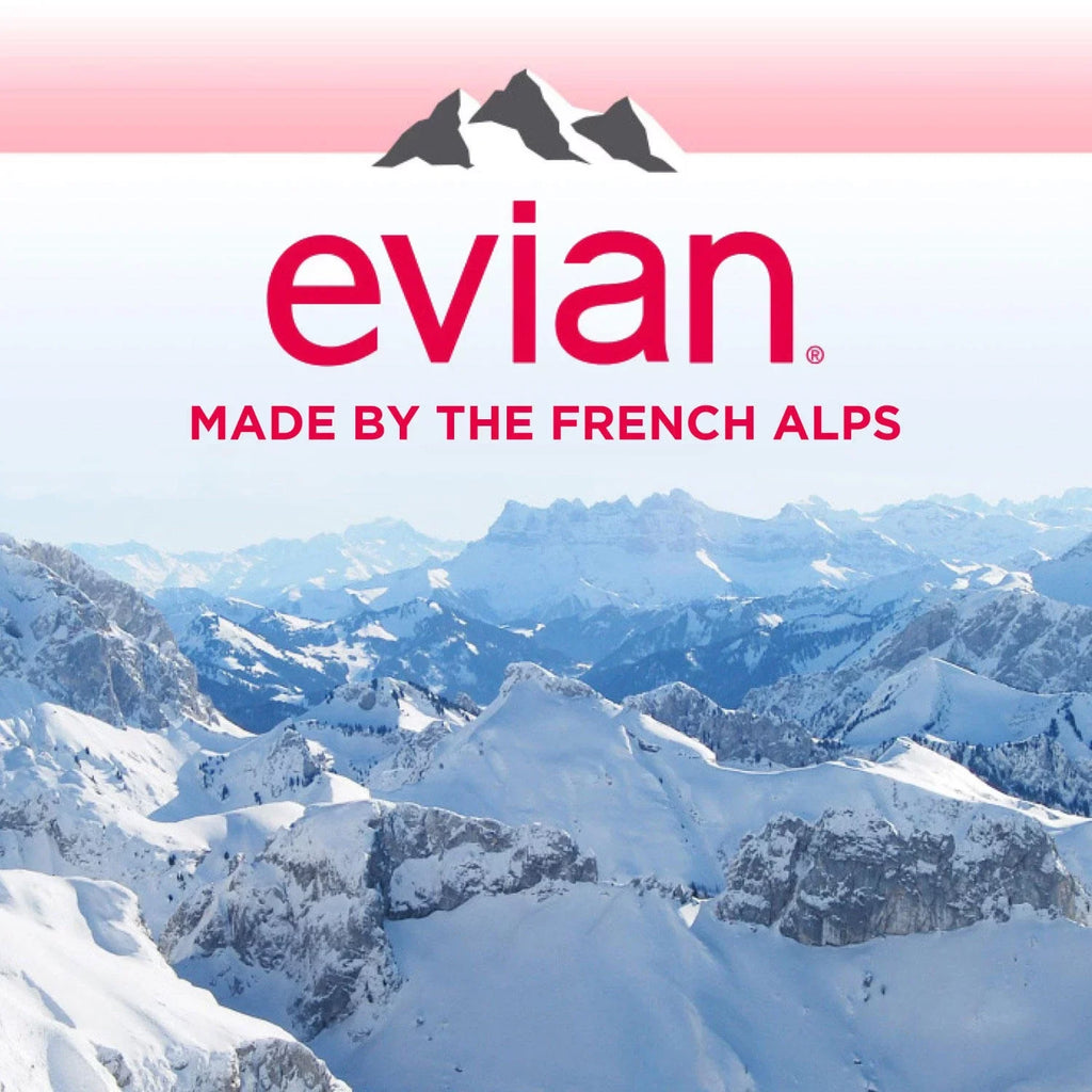 Evian Natural Spring Water 1 , 12 pk.