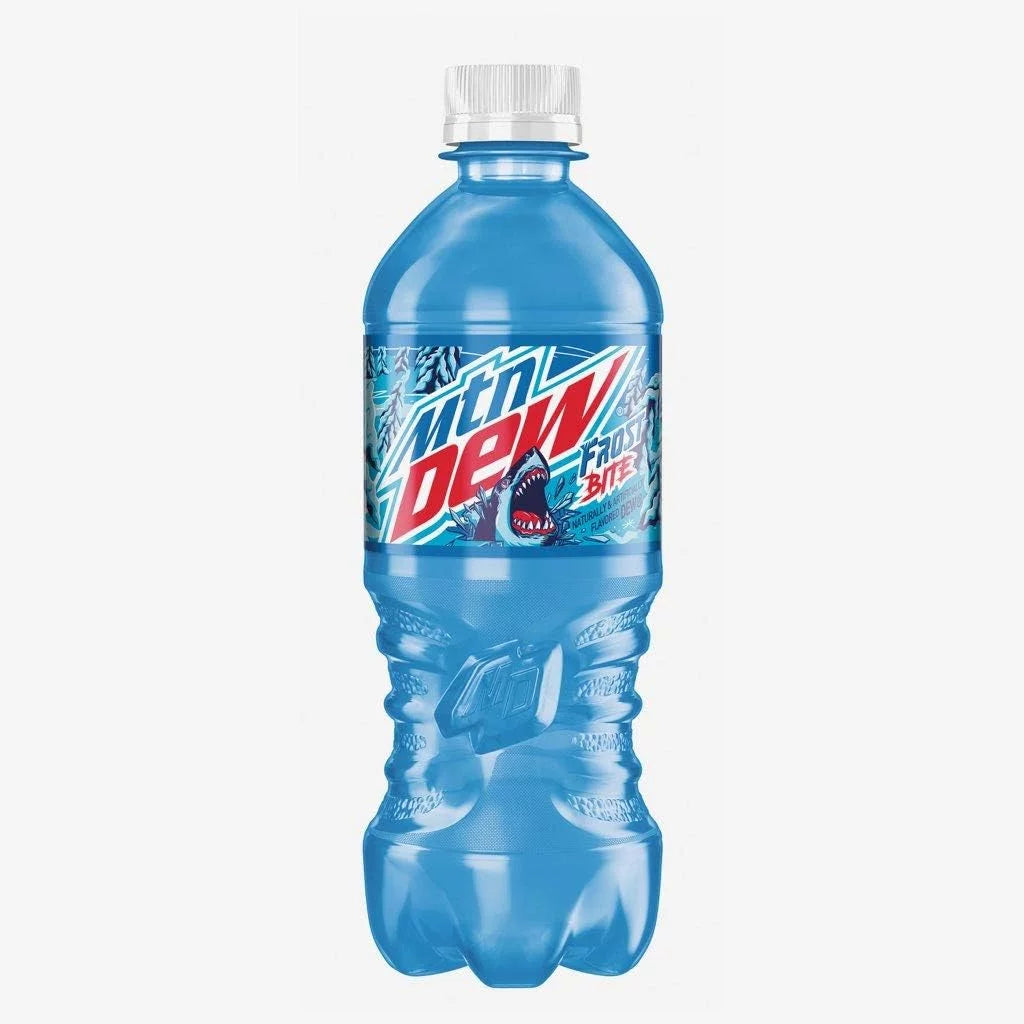 Limited Edition Mountain Dew Frost Bite, 20 Fl Oz Bottle, 6 Count