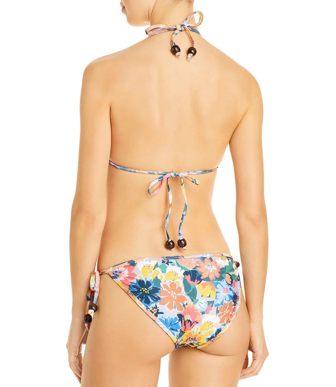 Shoshanna Fiesta Floral Triangle Bikini Bottoms, -Small, Multi