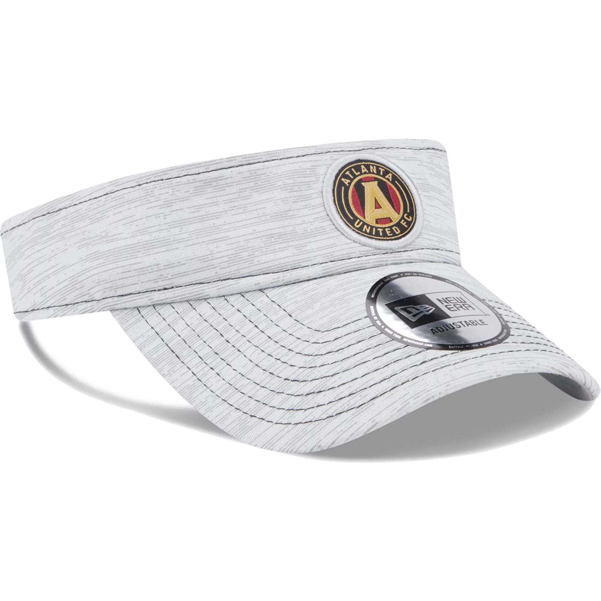 Men's New Era Gray Atlanta United  Adjustable Visor -