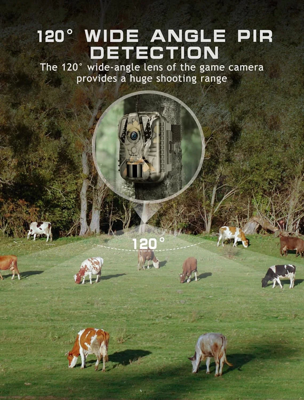 Mini Trail Camera - Game Camera 20MP 1080P with Night Vision Motion Activated Waterproof, Hunting Camera 0.2s Trigger Time for Wildlife Monitoring Deer Hunting-