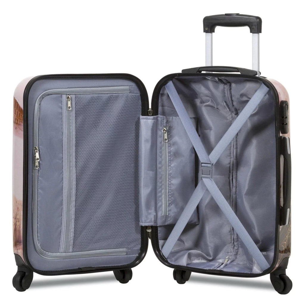 World Traveler Paris Collection Hardside 3-Piece Spinner Luggage Set