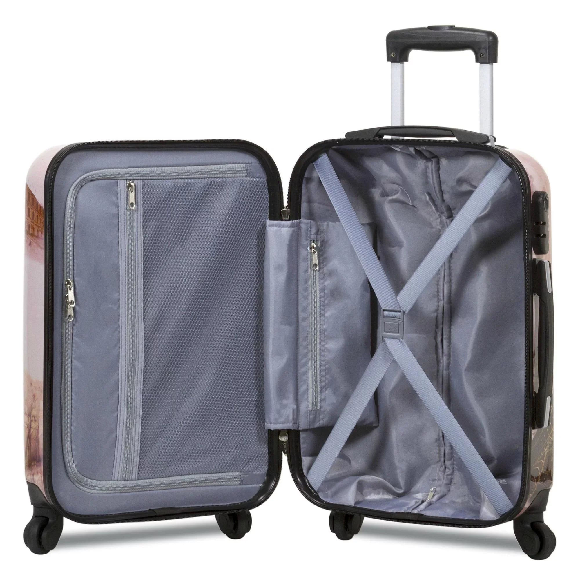 World Traveler Paris Collection Hardside 3-Piece Spinner Luggage Set