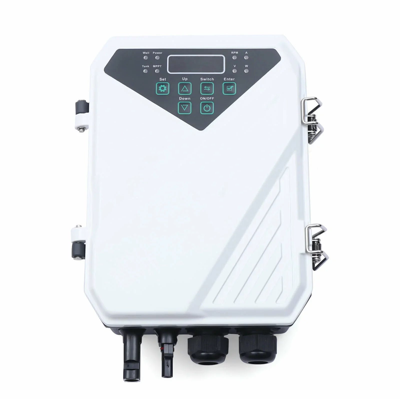 4" 2  110V Solar Water Pump Submersible  Controller Kit  Deep Well Pump