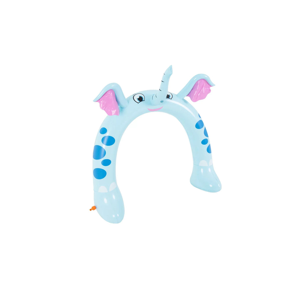 Pool Central 16' Inflatable Elephant Arch Sprayer Slide Outdoor Kids Water Toy