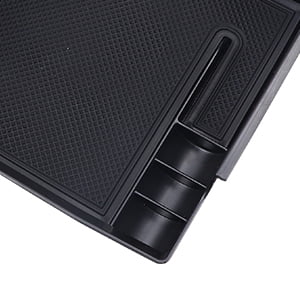 Center Console Organizer Tray,Car Central Control Storage Box Compatible with for Ford Bronco 2021 2022 2 Door 4 Door  Armrest Double Layer Storage Tray (2PCS)