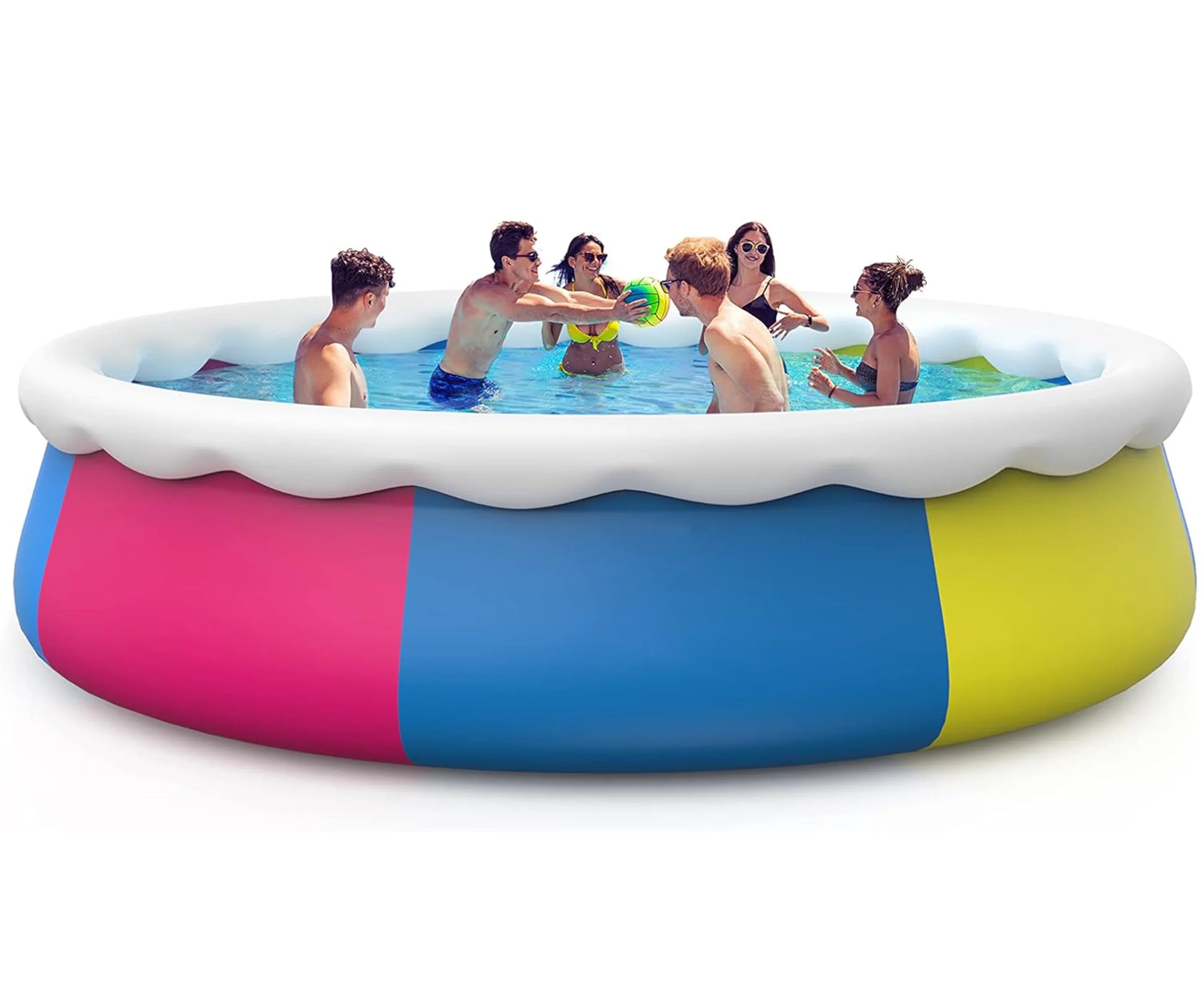Inolait Inflatable Swimming Pool  Above Ground for Kids Family Water Sport 15' x 36"