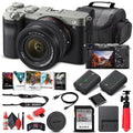 Sony Alpha a7C Mirrorless Camera / 28-60mm Lens Silver / - Basic Bundle