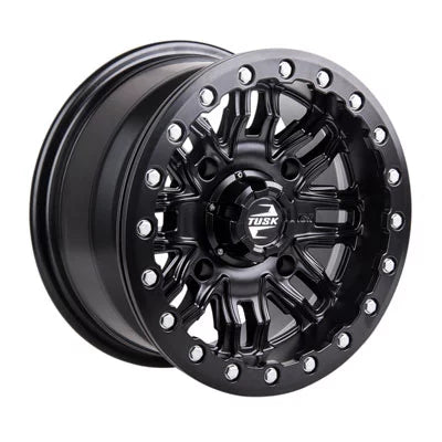4/137 Tusk Nebo Beadlock Wheel 14x7 4.0 + 3.0 Matte Black For Can-Am Defender  Pro Lone Star 2021-2022