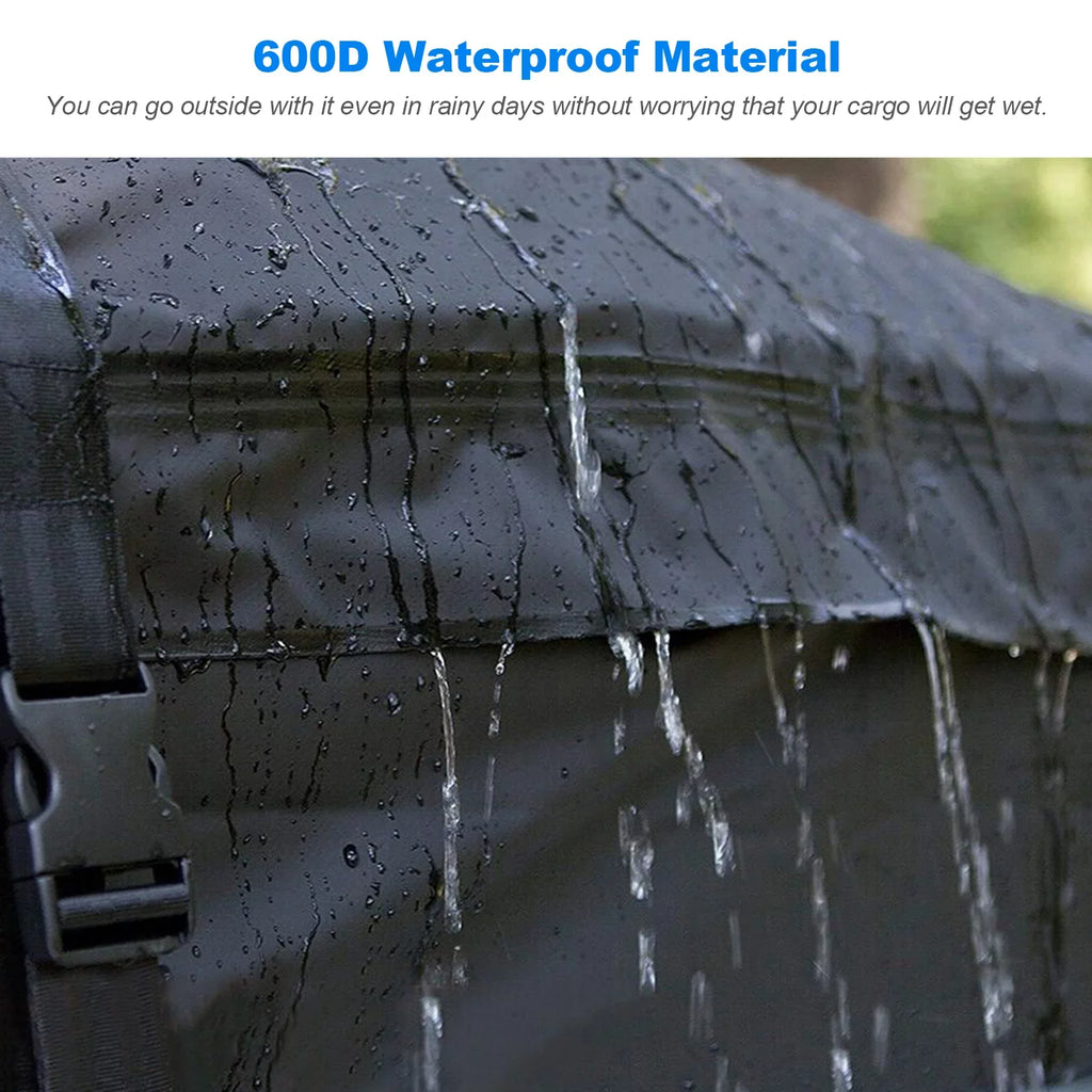 Htovila 600D Waterproof Cargo Bag Car Roof Cargo Carrier Universal Luggage Bag Storage Cube Bag for Travel Camping