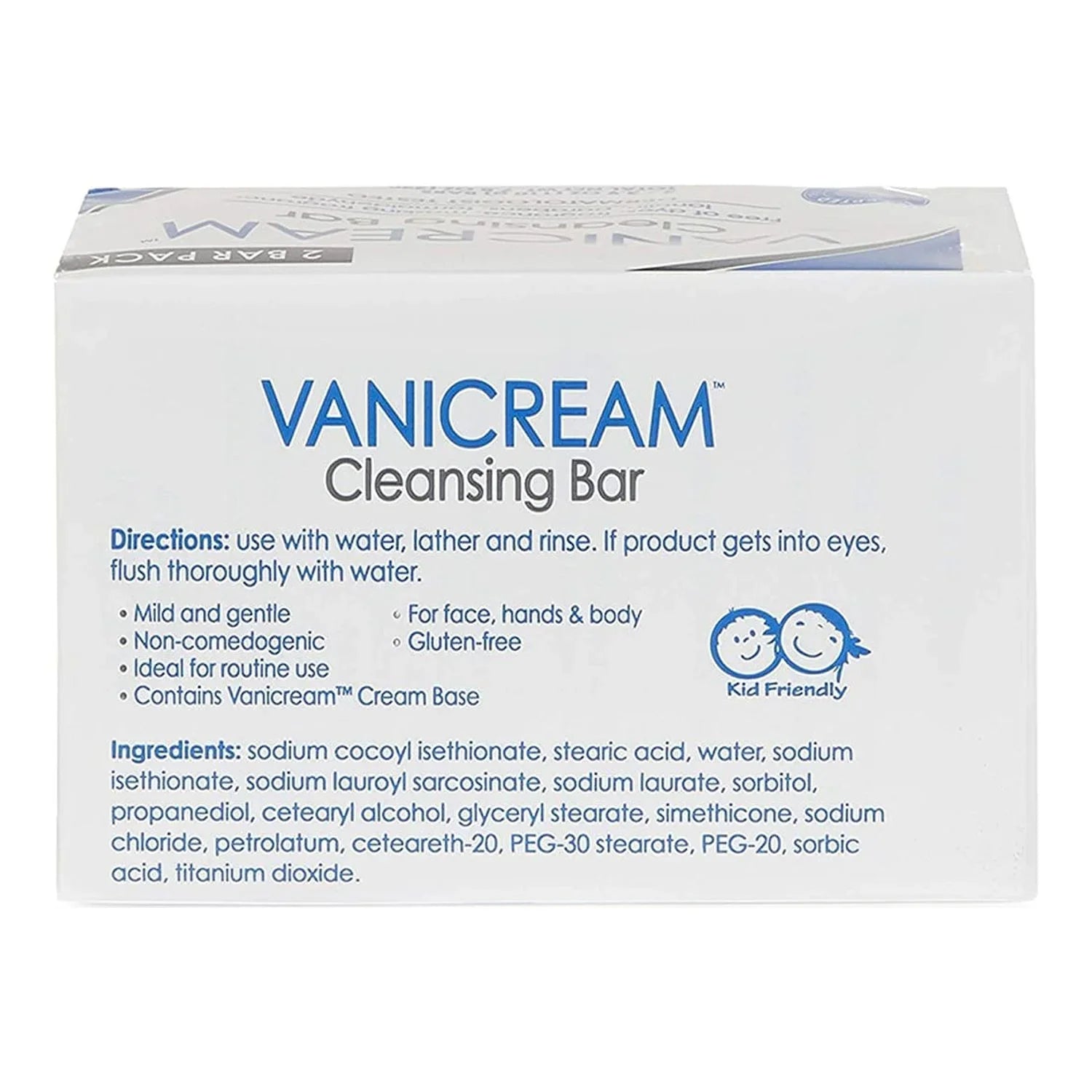 Vanicream Cleansing Bar Sensitive Skin, Fragrance-Free, 3.9 oz, 8 Pack