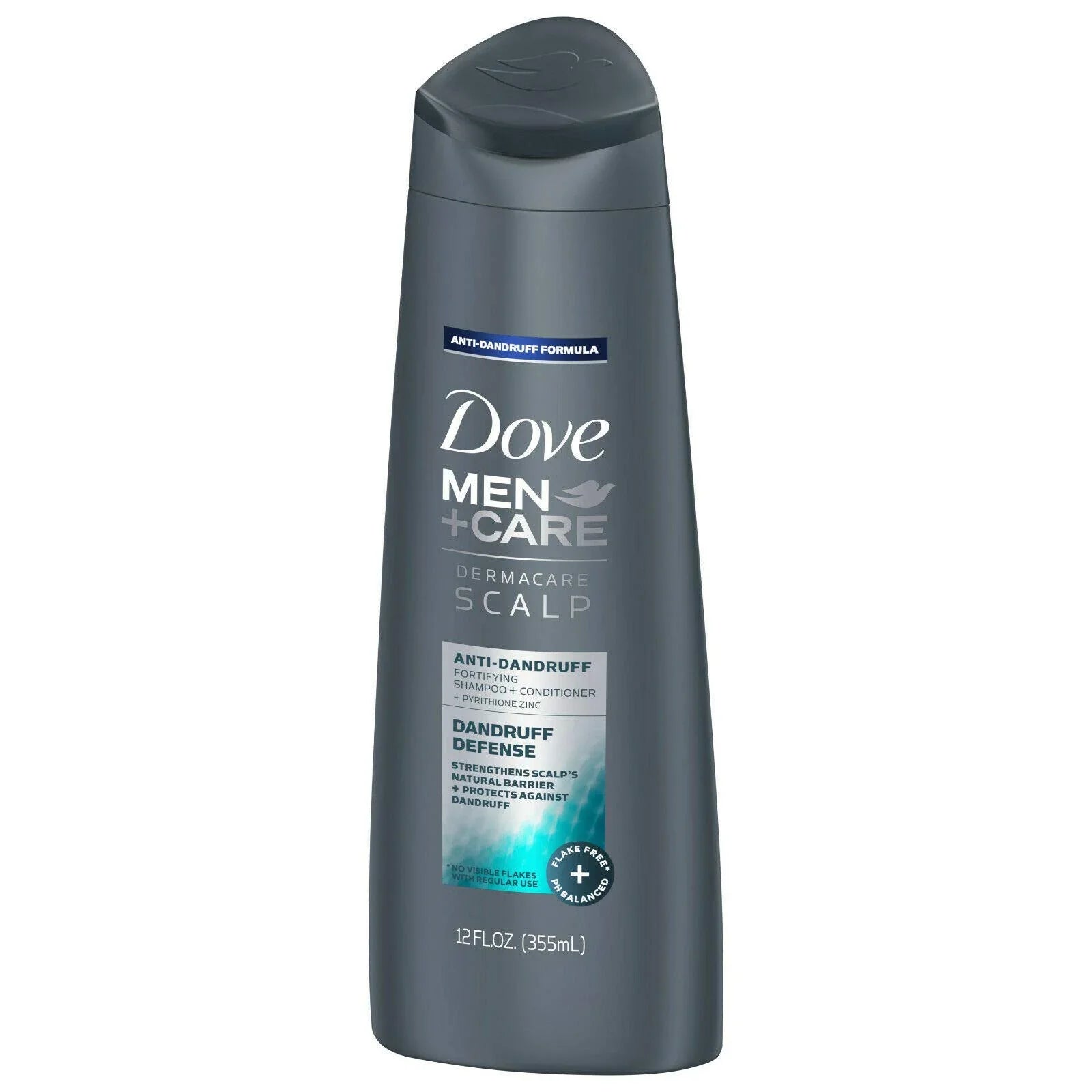 Dove Men+Care Dermacare Scalp 2 In 1 Shampoo & Conditioner Dandruff Defense 12 Oz