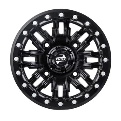 4/137 Tusk Nebo Beadlock Wheel 14x7 4.0 + 3.0 Matte Black For Can-Am Defender  Pro Lone Star 2021-2022
