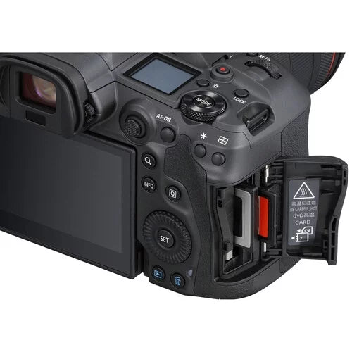 Canon   Full Frame Mirrorless Camera with  24-105mm  & 75-300mm  + 420-800mm  Lenses, Accessories: 2X 64GB Memory Cards,  Video Light, Microphone, Extra Battery, Case & More