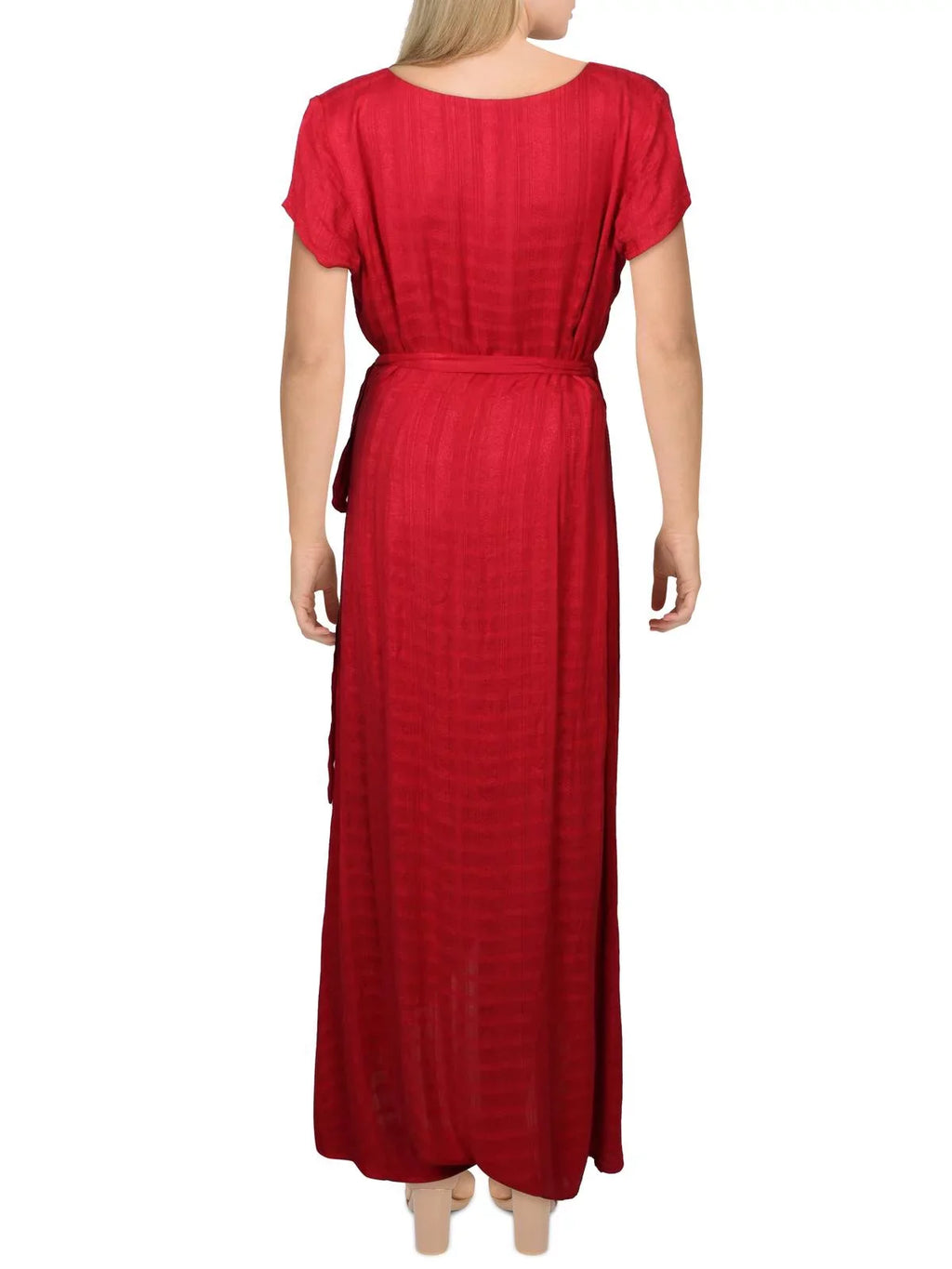 Women’s  Space Goa Cover-Up Maxi Wrap Dress, Red, Medium