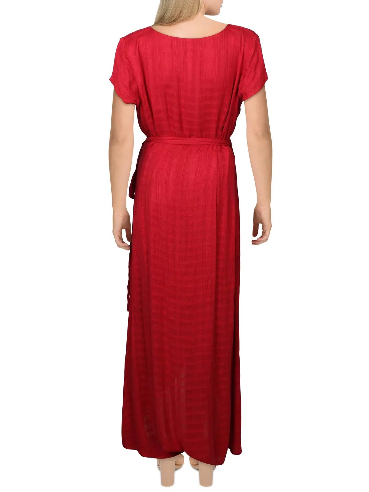 Women’s  Space Goa Cover-Up Maxi Wrap Dress, Red, Medium