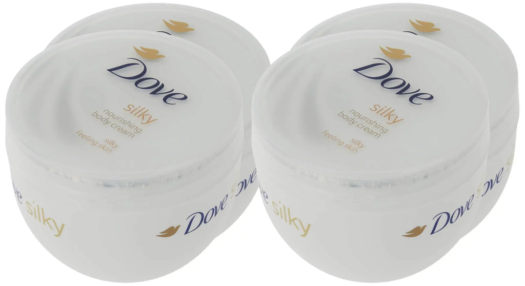 Dove Silky Nourishment Body Cream 300Ml - 4 Pack
