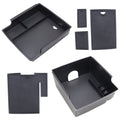 Center Console Organizer Tray,Car Central Control Storage Box Compatible with for Ford Bronco 2021 2022 2 Door 4 Door  Armrest Double Layer Storage Tray (2PCS)