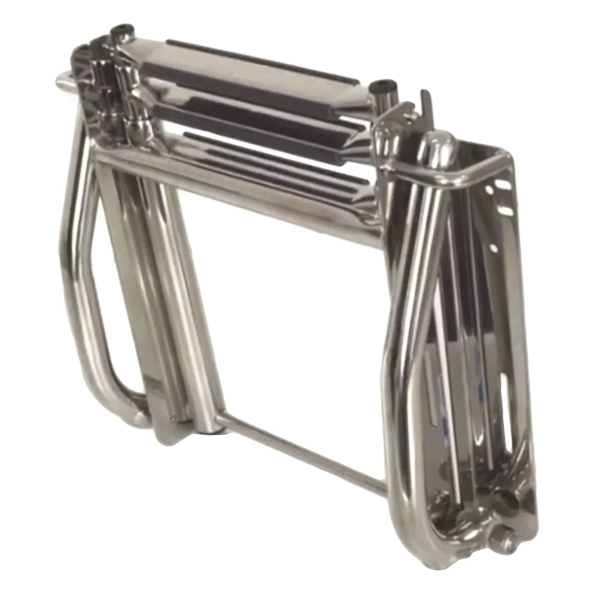 Marine City 316 Stainless Steel Under Platform telescoping Retractable Handrail 3 Steps Ladder for Boat Yacht