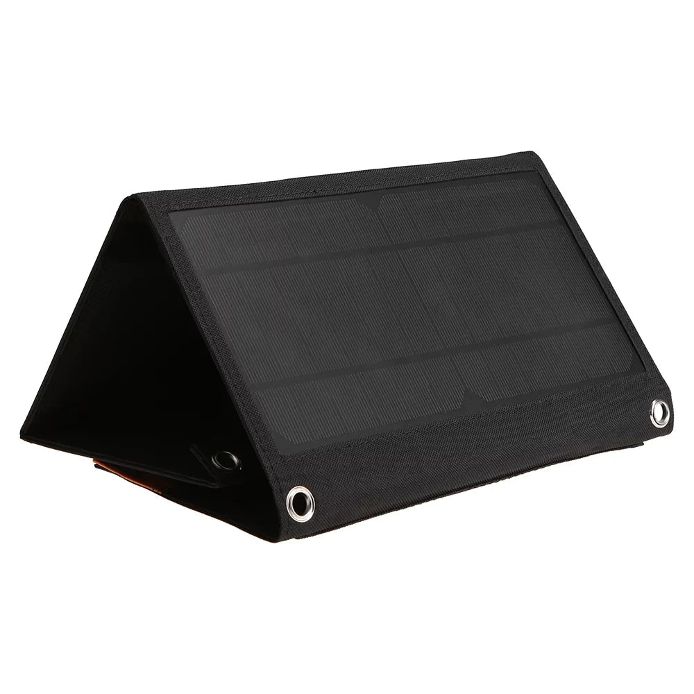Andoer Portable  Source, 21W Foldable Sun   with Dual  Ports, Survival Tool for Camping and Hiking