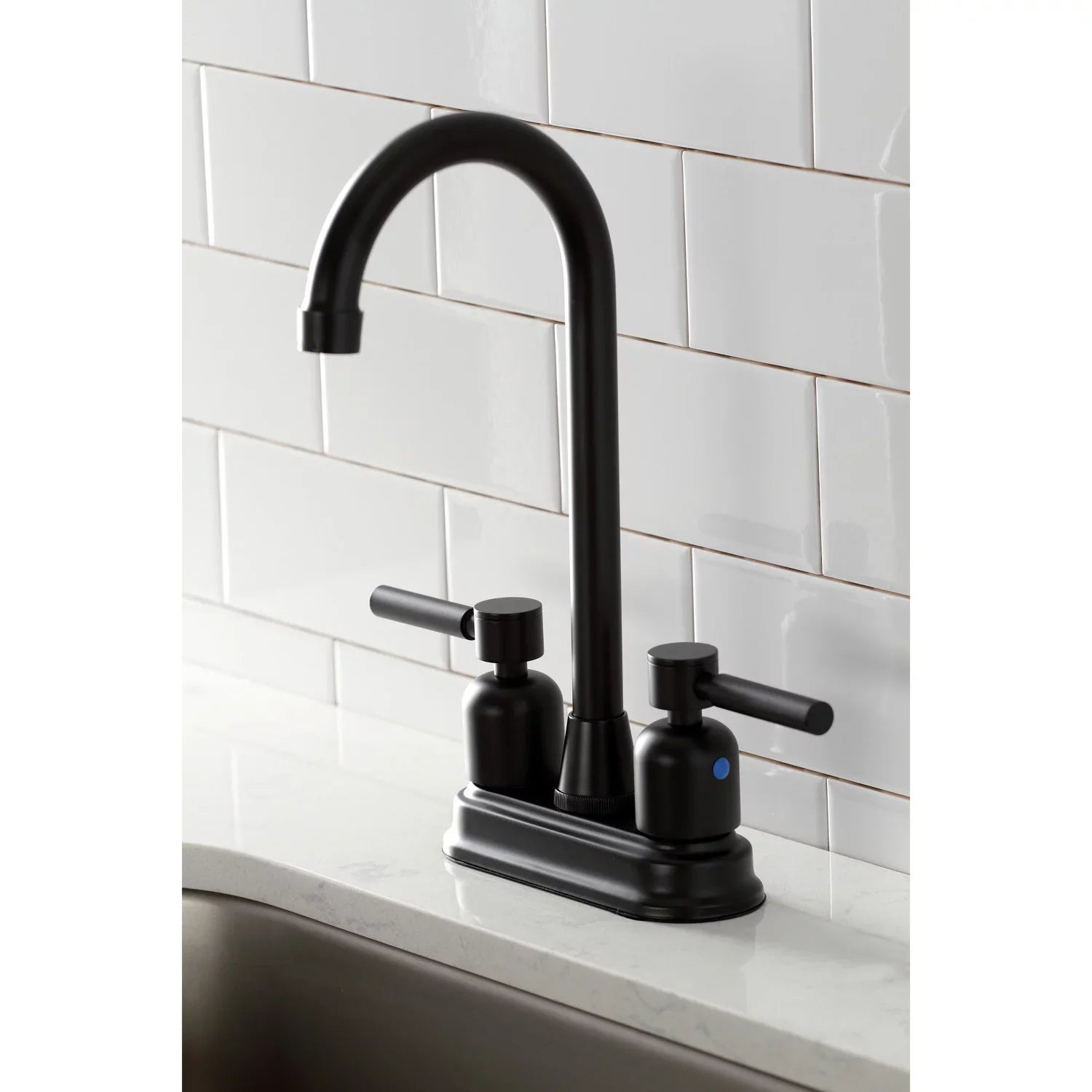 Kingston Brass  Concord Bar Faucet, Matte Black