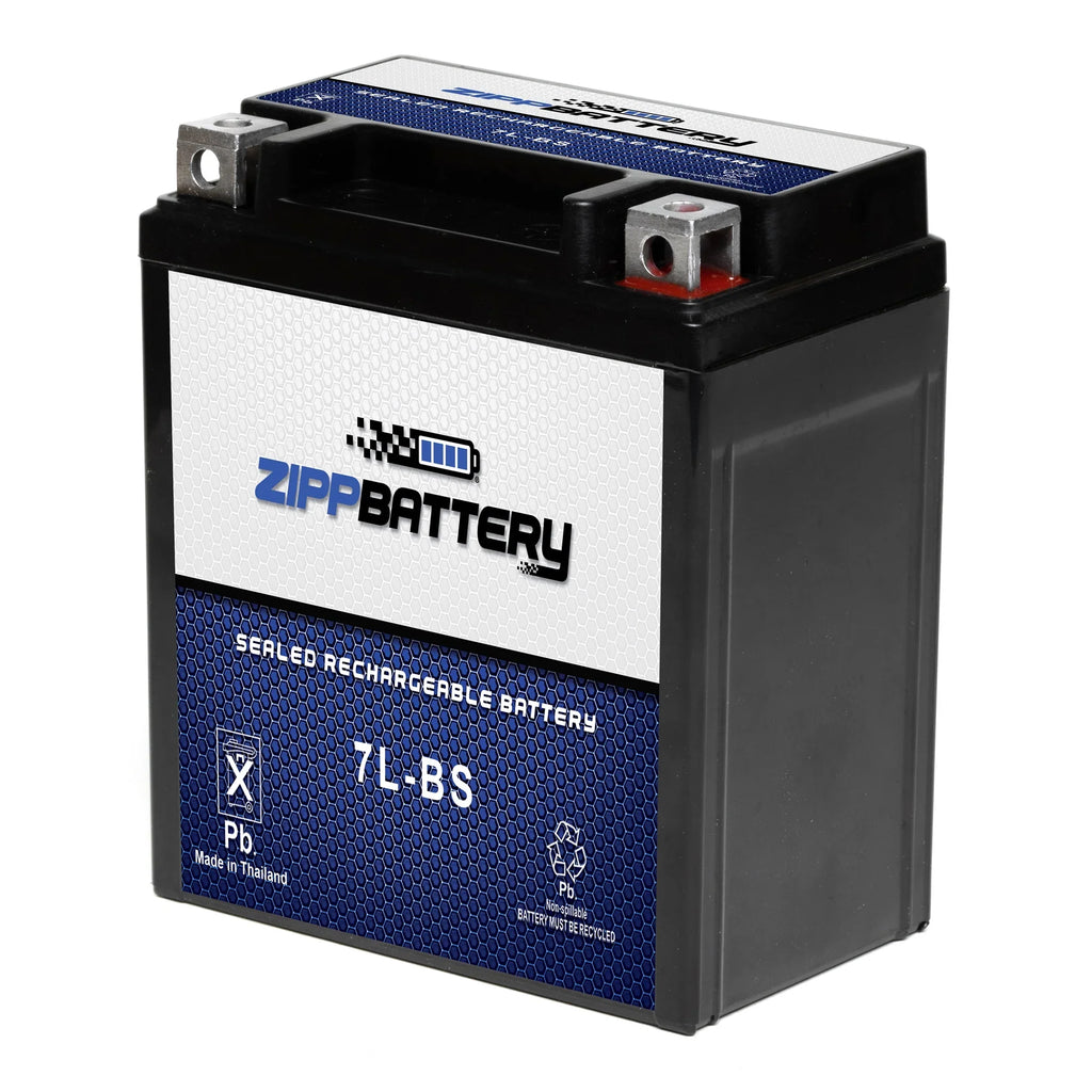 Zipp Battery - (7L- 12 Volt,6 Ah, 75 ) Motorcycle Battery for Honda 250cc Cb250 Nighthawk 1993