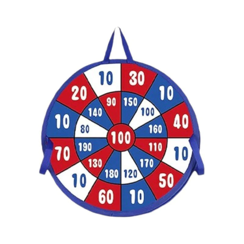 2-in-1 Basketball Hoop & Dartboard – Portable, Foldable & Durable
