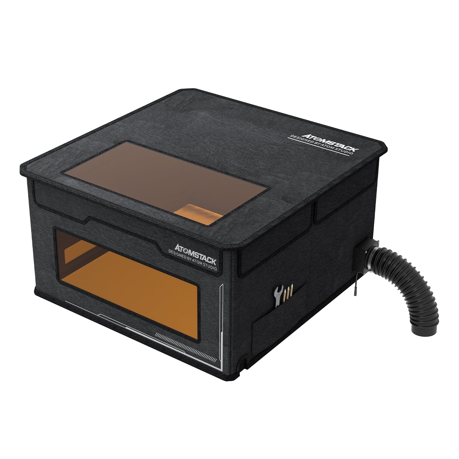 Protective Box,700x700x460mm Size Compatible Most  Pipe Eye Vent Cover  + Filter +     Vent Filter    Laser Vent Cousopo  + dsfen Demwa  +   Vent