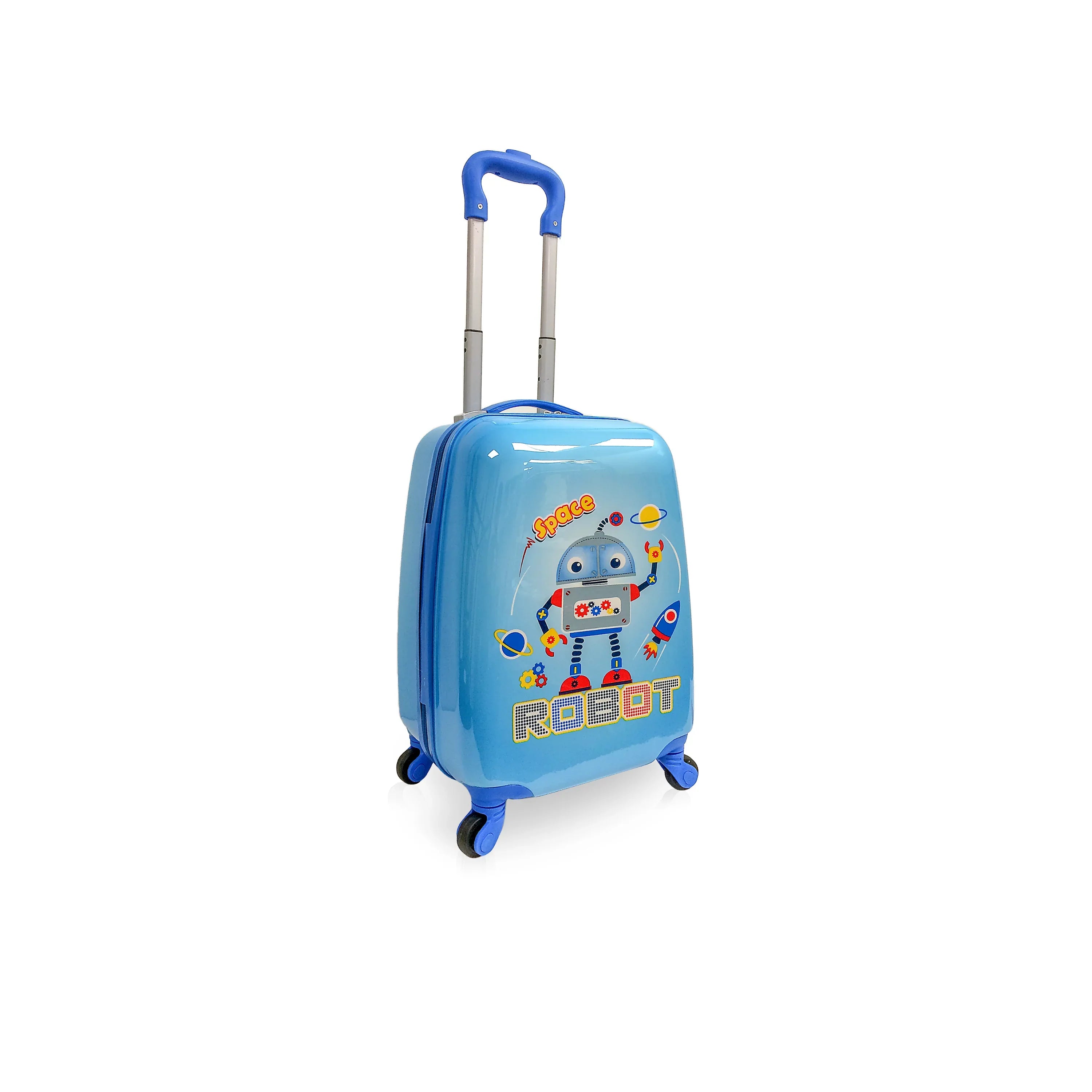 Tucci - Hardside Kids 18" Suitcase for Kids-Cute Lightweight Kids Luggage with Wheels