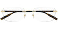 Eyeglasses Montblanc  0221 - 006 / Havana Rimless