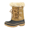 Dream Pairs Boys Girls Toddler Kids Ankle Winter Snow Boots Faux Fur-Lined Soft Boots Shoes Warm   Size 1 Little Kid