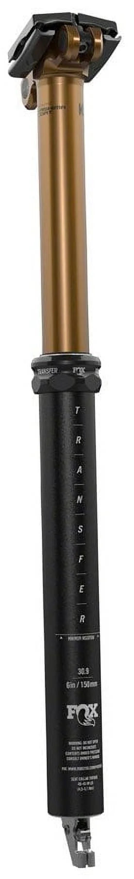 Transfer Factory Dropper Seat Post - 31.6, 125mm Travel, Internal Route, Kashima Coat