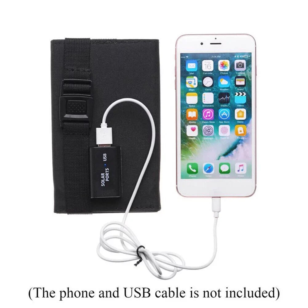 80W Solar Panel Foldable Suitable for Portable Power Station, iPhone, Ipad, Laptop,  Port, Suitable for Outdoor Camping Caravan  Travel