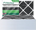 Filterbuy 18x30x1  8 Odor Eliminator Pleated   Furnace Air Filters with Activated Carbon (12-Pack)