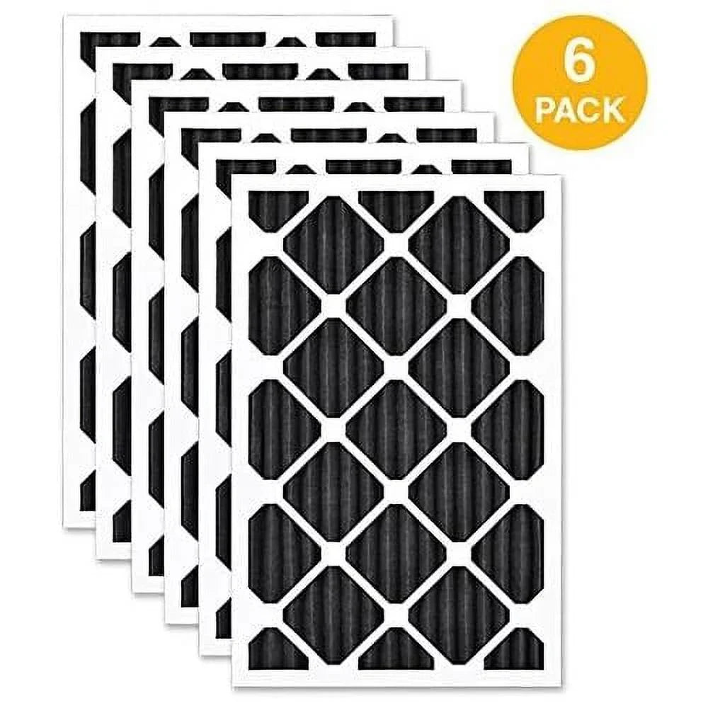 Airx  16X25x1  8 Carbon Pleated Air Filter - Made In The - Box Of 6