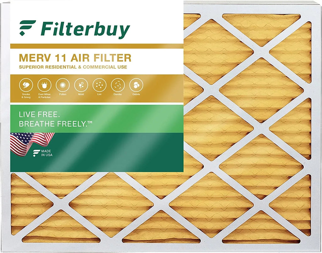 Filterbuy 24x25x1  11 Pleated   Furnace Air Filters (1-Pack)