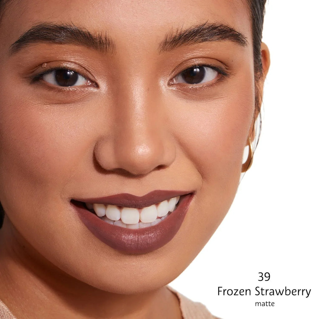 Cream Lip Stain Liquid Lipstick - 39 Frozen Strawberry - matte pomegranate - 0.169 oz/5 mL