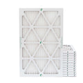 12 Pack of 10x20x1  10 Pleated Air Filters by Glasfloss. Actual Size: 9-1/2 x 19-1/2 x 7/8