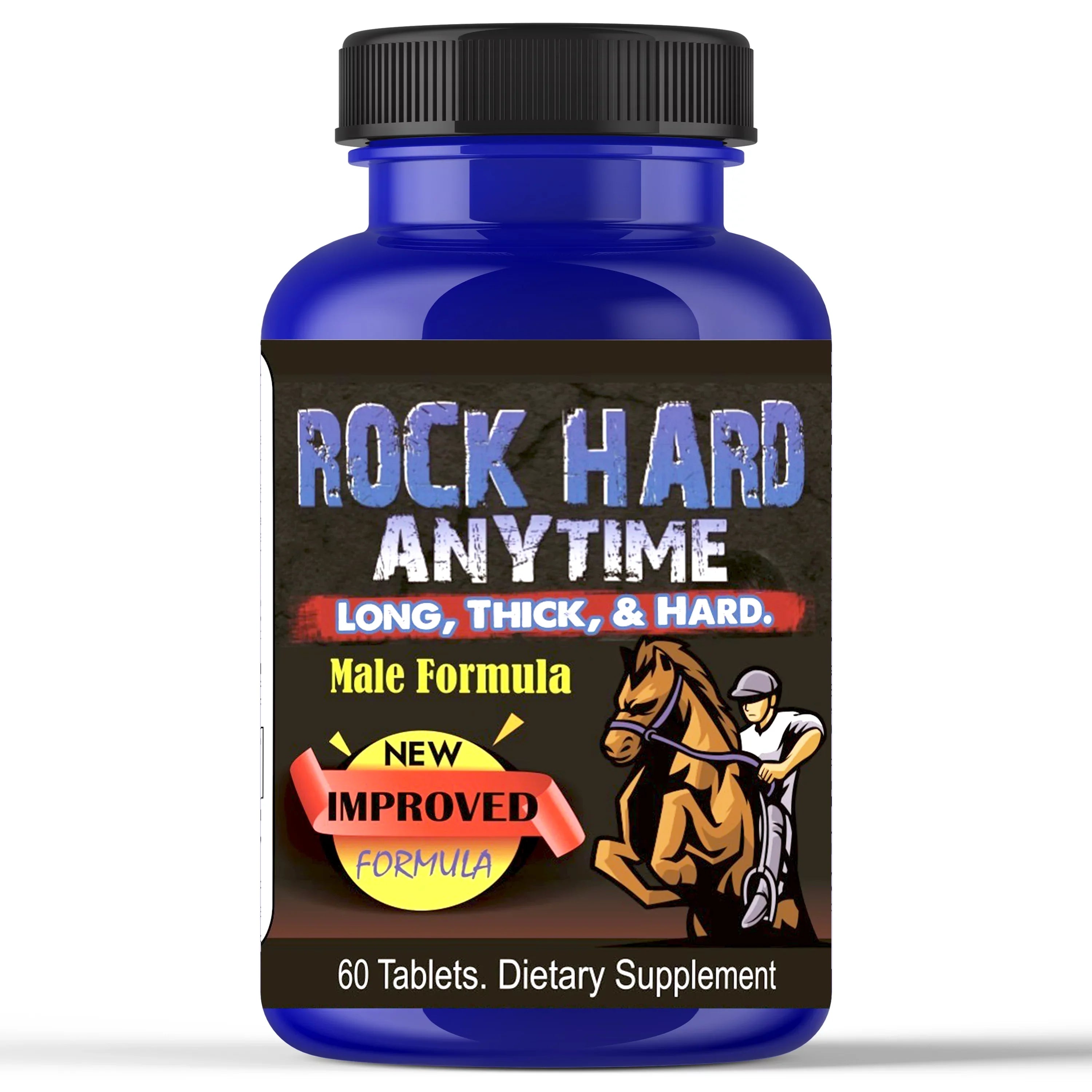 Anytime Natural Testosterone Supplement Boost Stamina, Strength, Energy 60 Pills