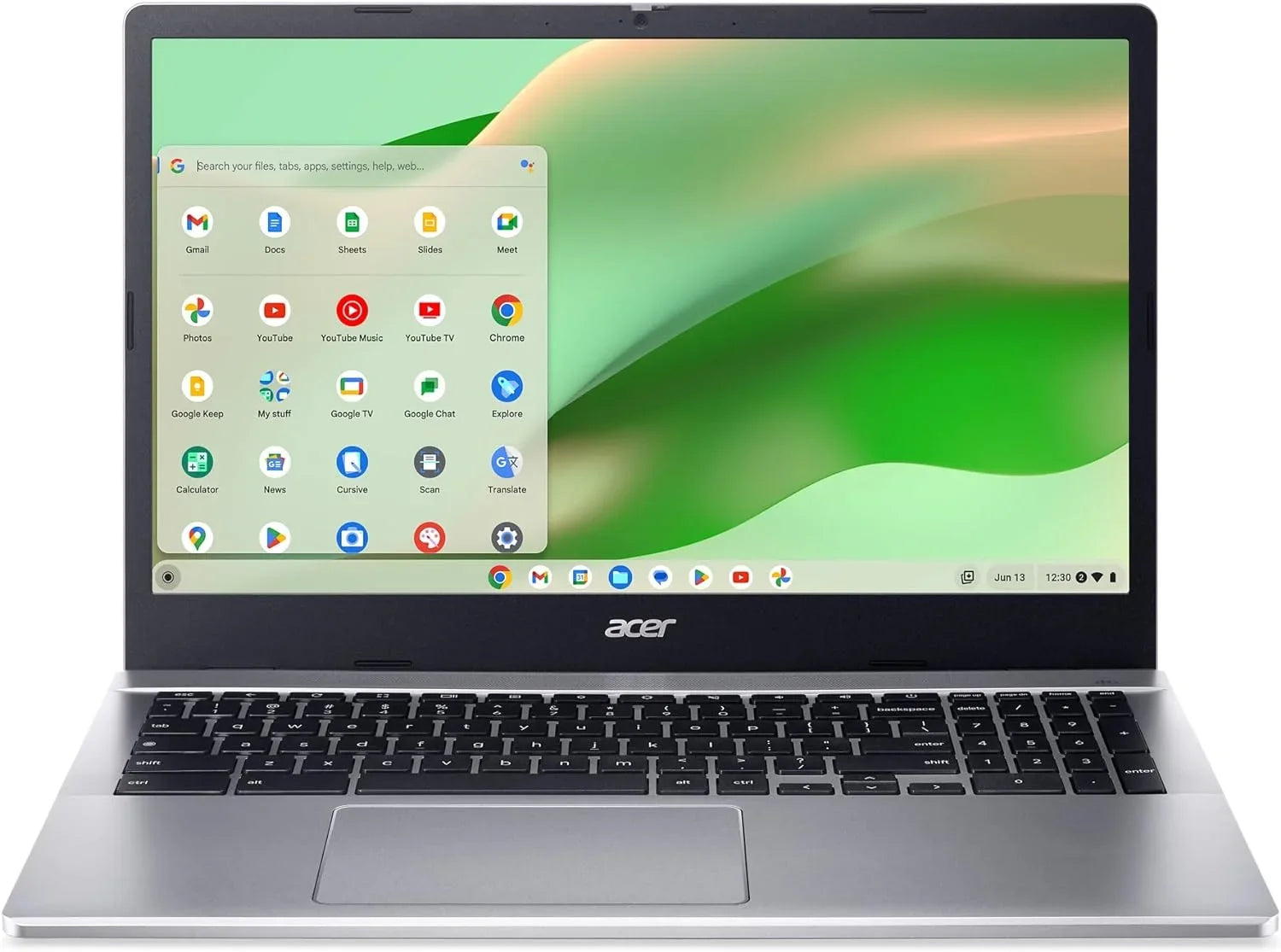 Acer Chromebook 315 Laptop, 15.6"  Touchscreen Display, Intel  Quad-core (4 Core), 8GB  , 64GB eMMC, Wi-Fi, Long Battery Life, Chrome , Silver + Tigology Accessories