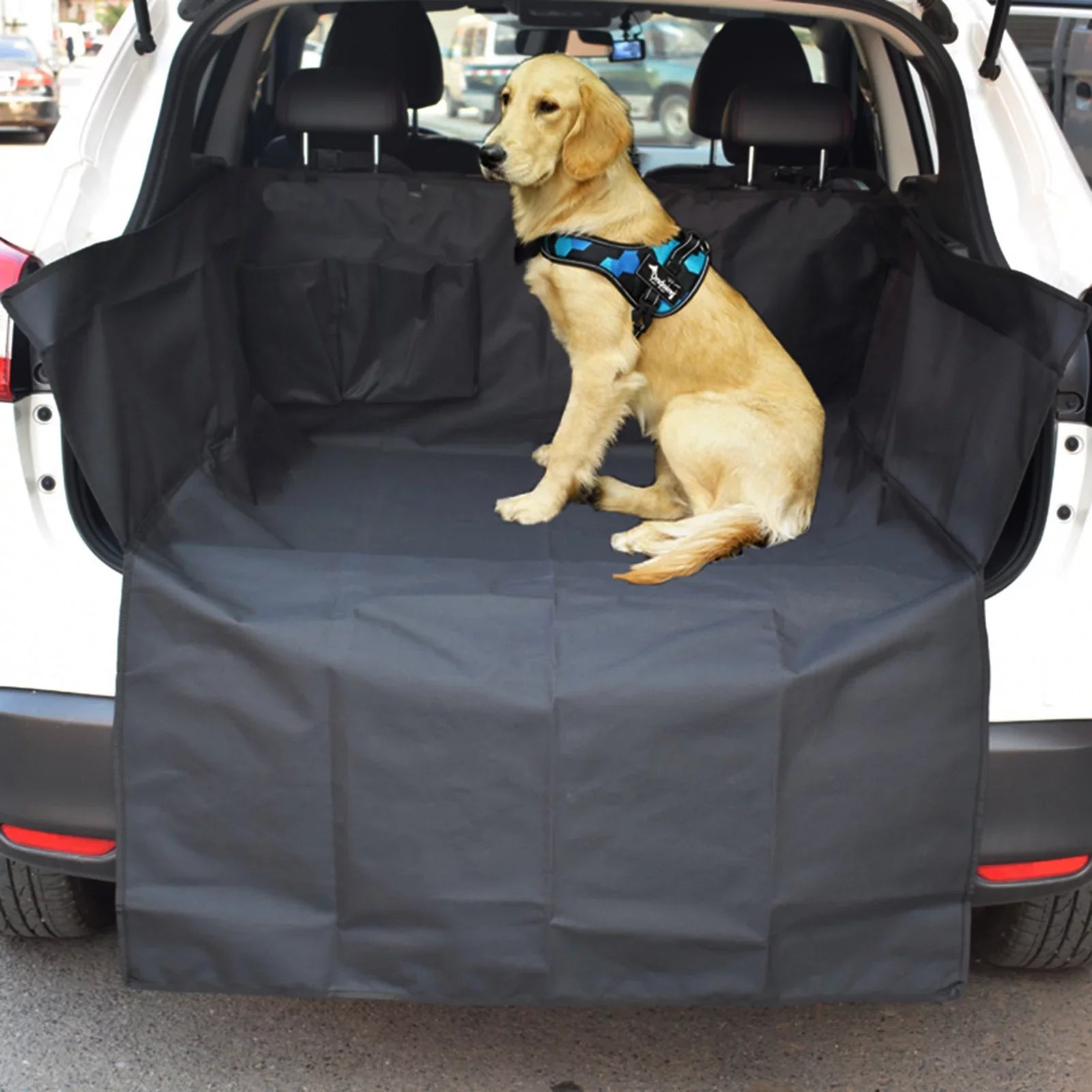 Thicker Bite Resistant Oxford Cloth Car Trunk Pet Mat Trunk Organizer Mat Dirt-Proof Protective Mat Dog Seat Cushion For Suv Sedan Van