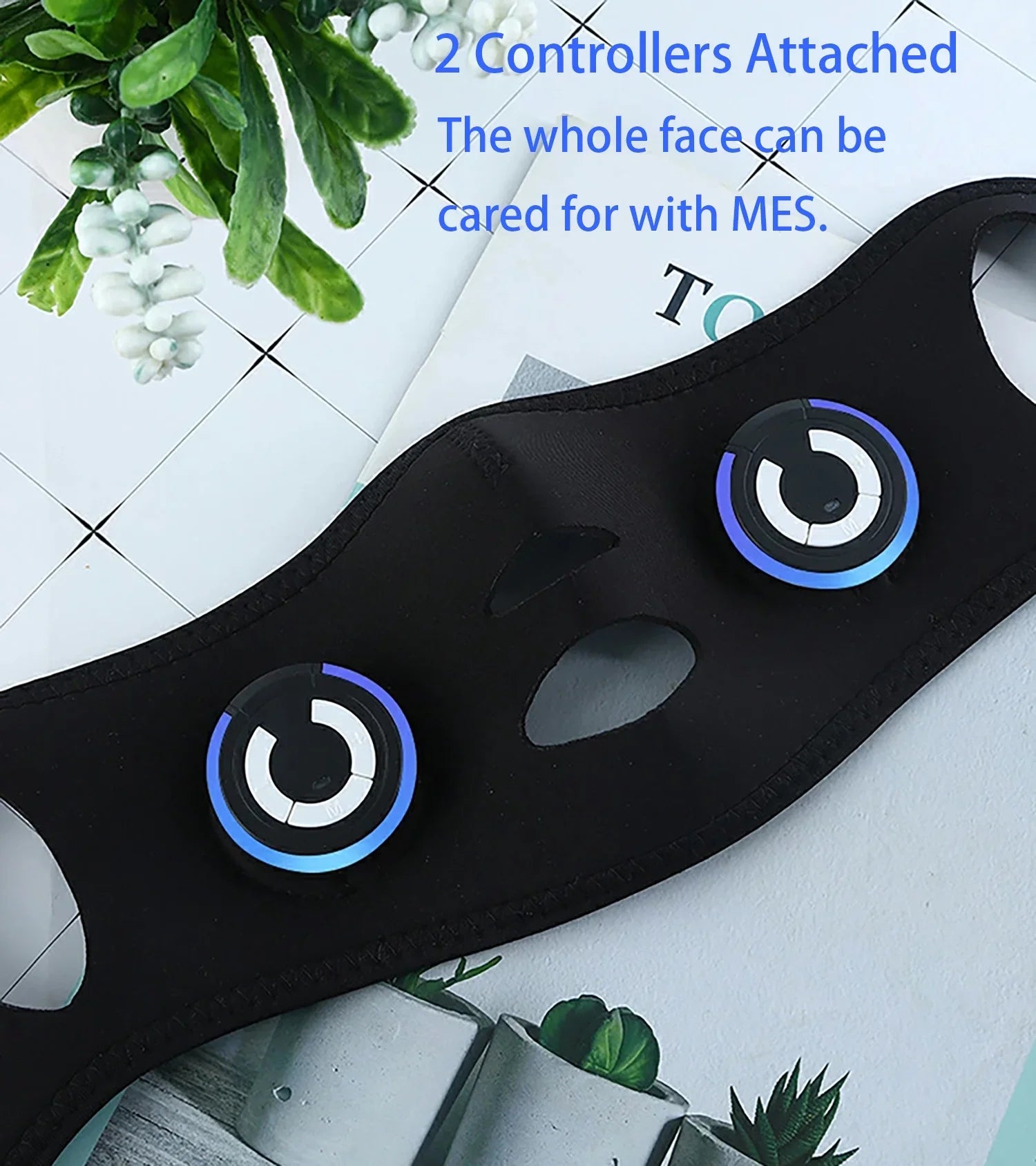 Micro-current Facial Device,  Face Mask, Electric Thin Face Massager, Facial Lifting Silicon Mask