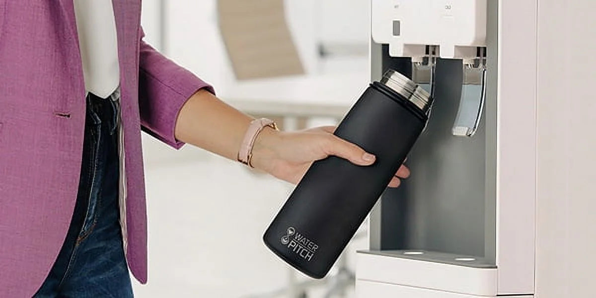 Seychelle Black Thermal Insulated 26oz  Plus Water Filter Bottle